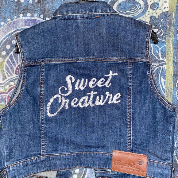 Harry Styles Denim Vest - Picture 1 of 3